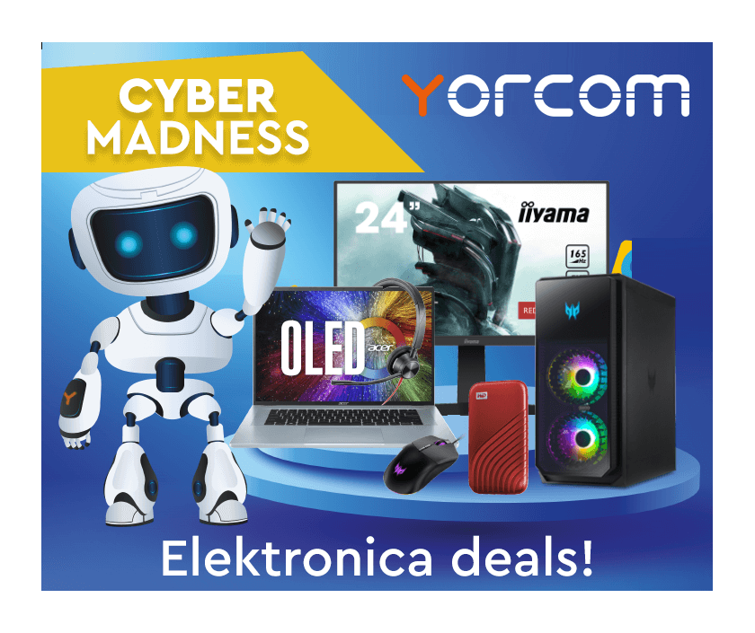 Laatste week Cyber Madness Sale bij Yorcom, dit wil je niet missen!